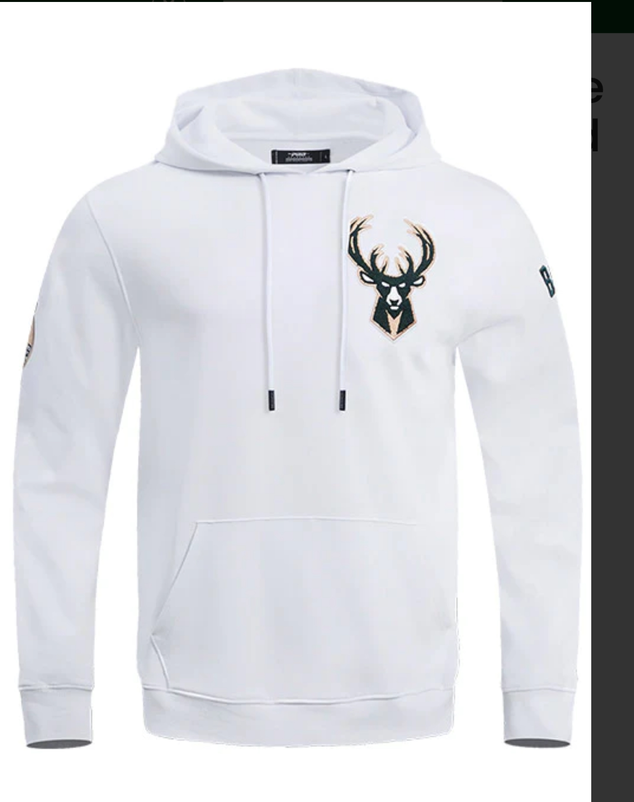 Men 2023 NBA Milwaukee Bucks green white Sweater->milwaukee bucks->NBA Jersey